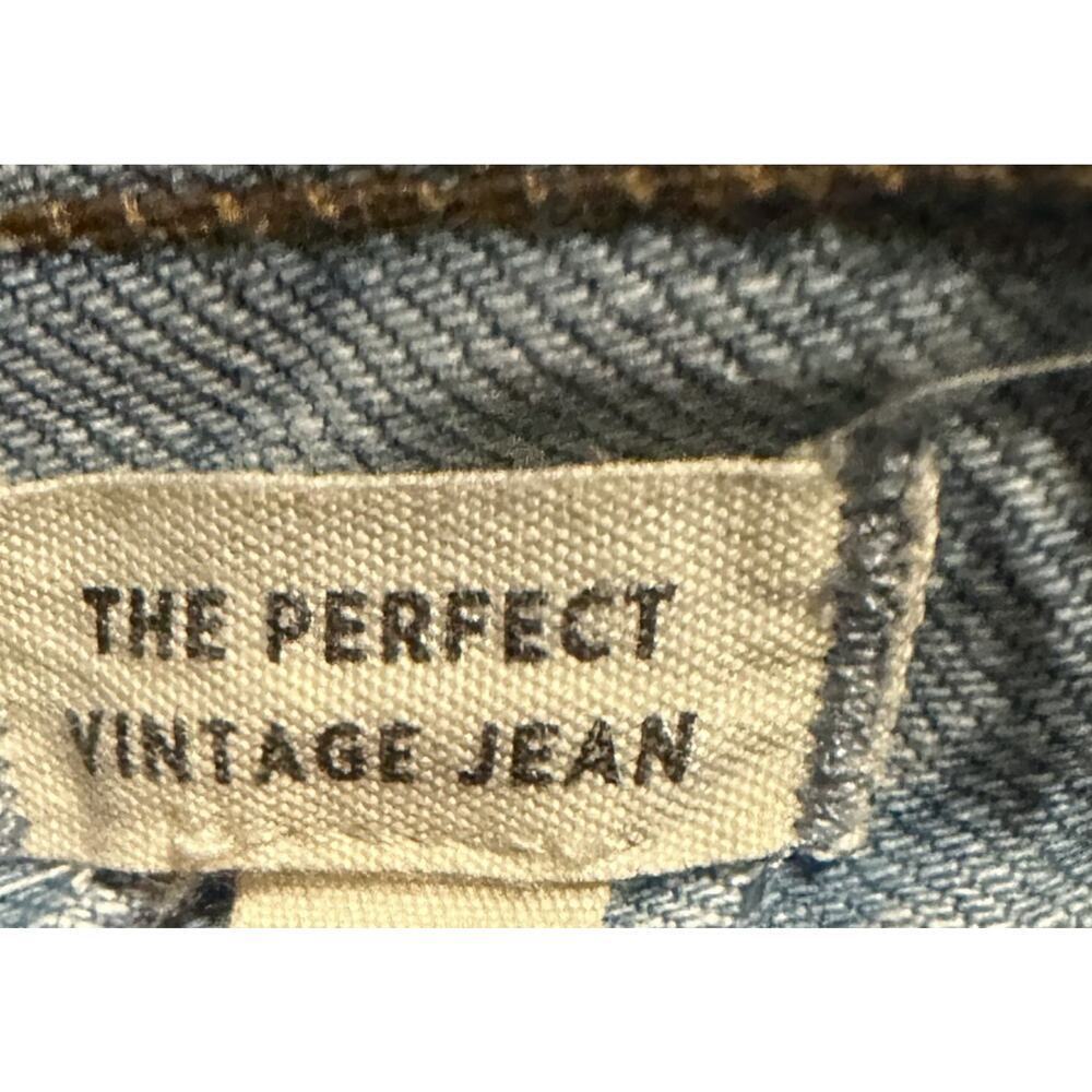 Madewell Perfect Vintage Jean 27T Light Wash High Rise Stretch Denim Women’s - Picture 7 of 8